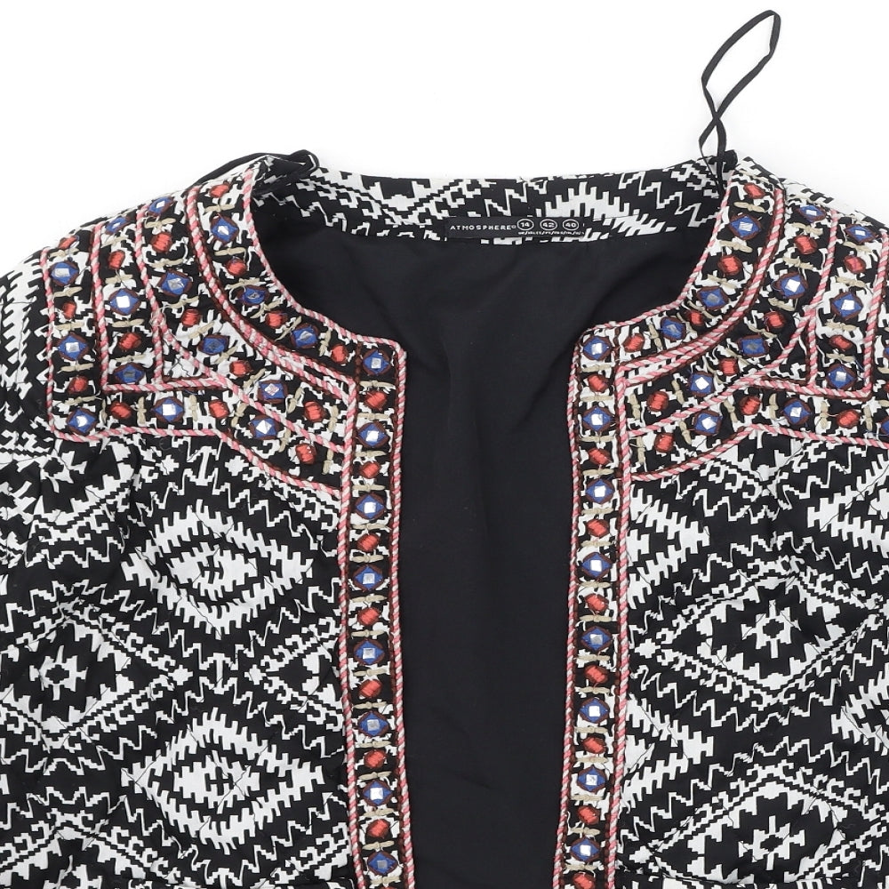 Primark Womens Multicoloured Geometric  Jacket  Size 14