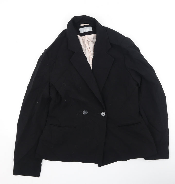 Wallis Womens Black Jacket Size 12