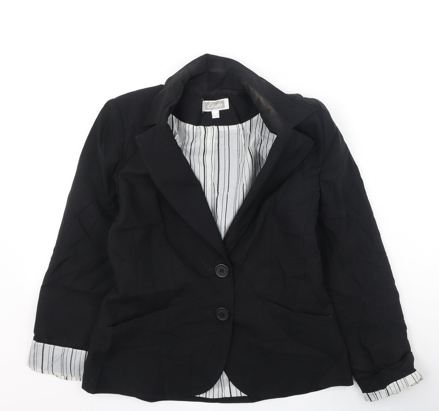Etam Womens Black   Jacket  Size 8