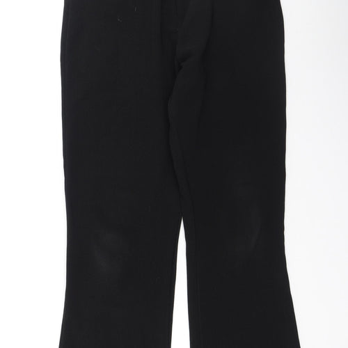 Ladies Womens Black  Polyester Jegging Trousers Size 14 L28 in Regular