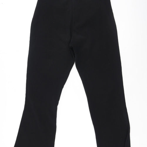 Ladies Womens Black  Polyester Jegging Trousers Size 14 L28 in Regular