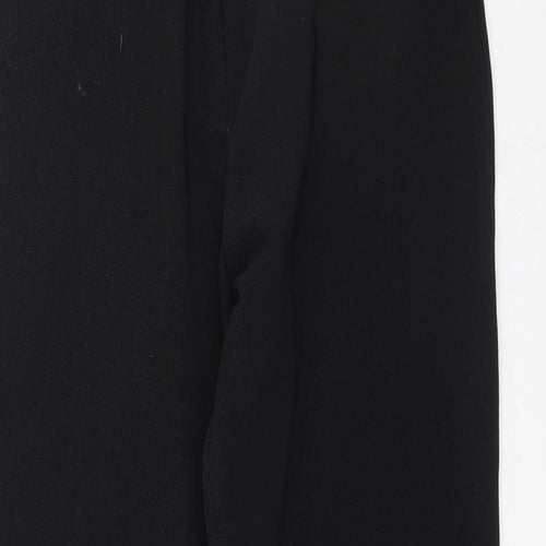 Ladies Womens Black  Polyester Jegging Trousers Size 14 L28 in Regular