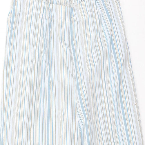 woolworths Womens Multicoloured Striped Polyester Trousers  Size 10 L25 in Regular
