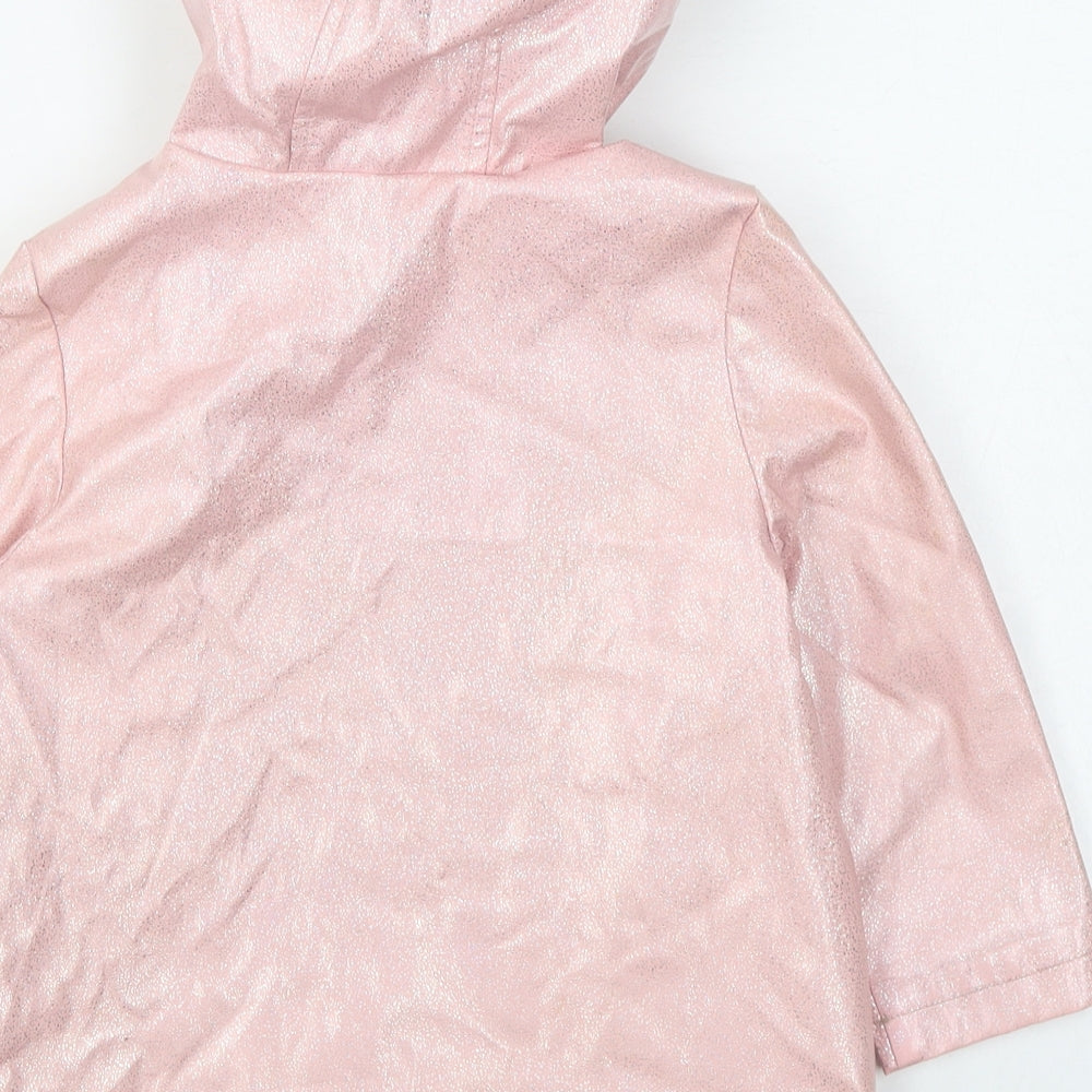 Primark Girls Pink   Rain Coat Coat Size 3-4 Years  Zip
