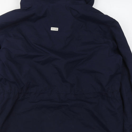 Regatta Mens Blue   Rain Coat Coat Size XL  Zip