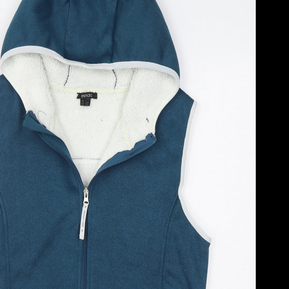 ESMARA Mens Blue   Gilet Jacket Size XL  Zip