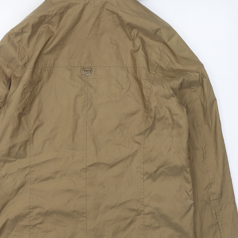 Goldix Womens Brown   Trench Coat Coat Size 14  Zip