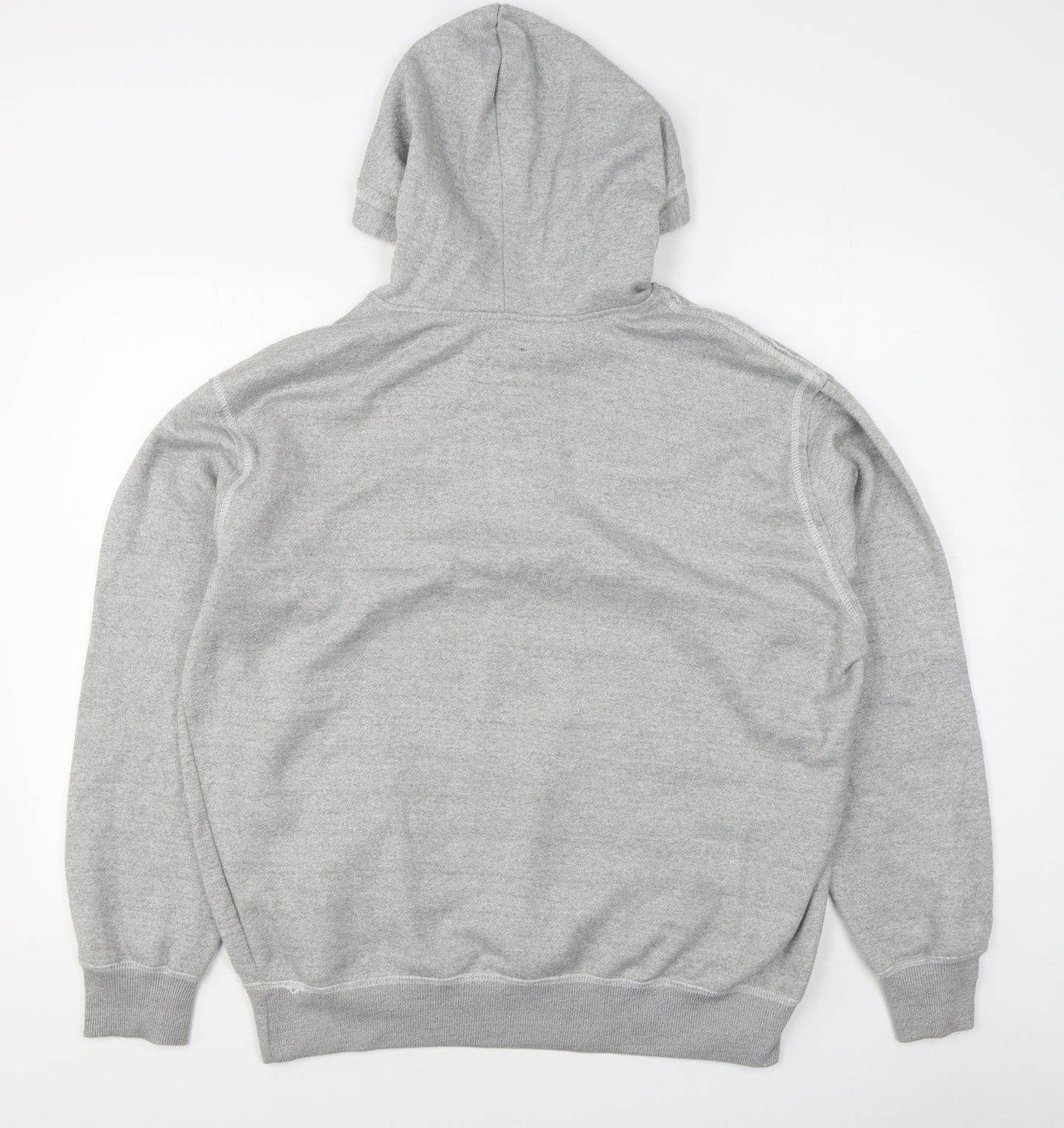 Lee Cooper Mens Grey  Cotton Pullover Hoodie Size XL