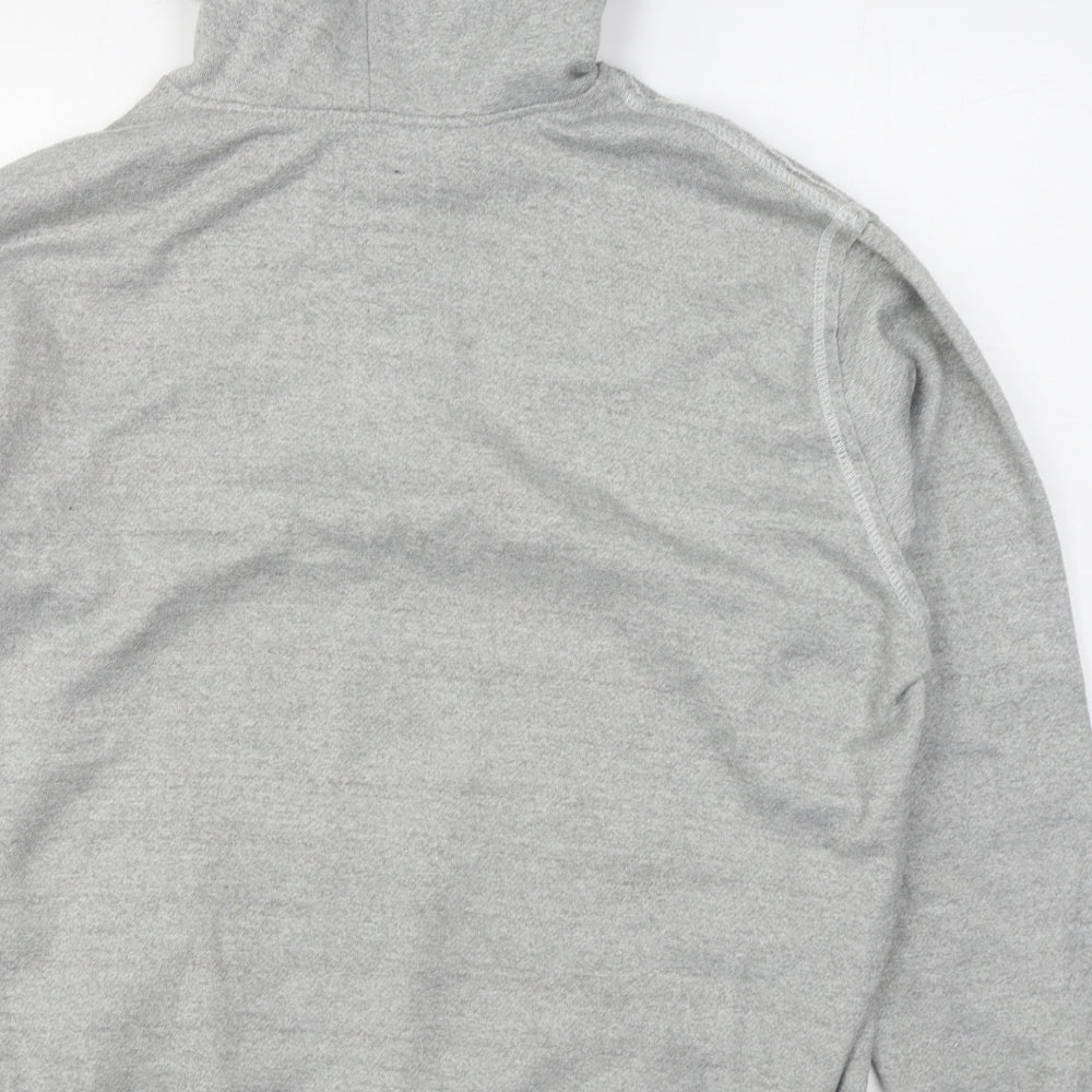 Lee Cooper Mens Grey  Cotton Pullover Hoodie Size XL