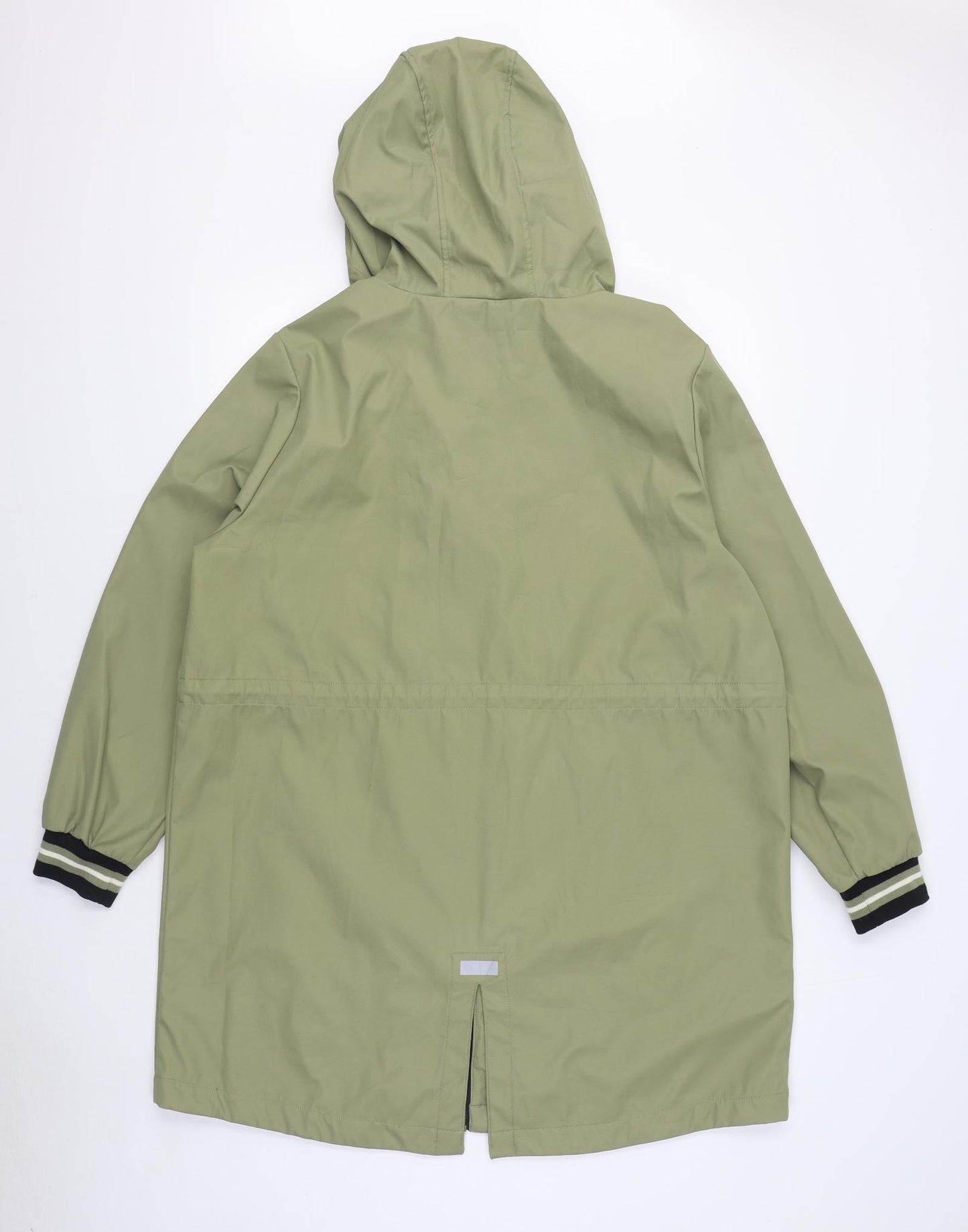 Dunnes Stores Womens Green   Rain Coat Coat Size 18  Zip