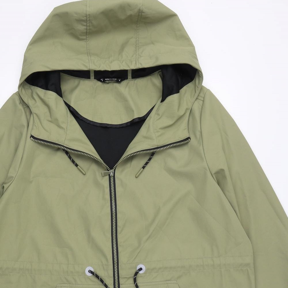 Dunnes Stores Womens Green   Rain Coat Coat Size 18  Zip