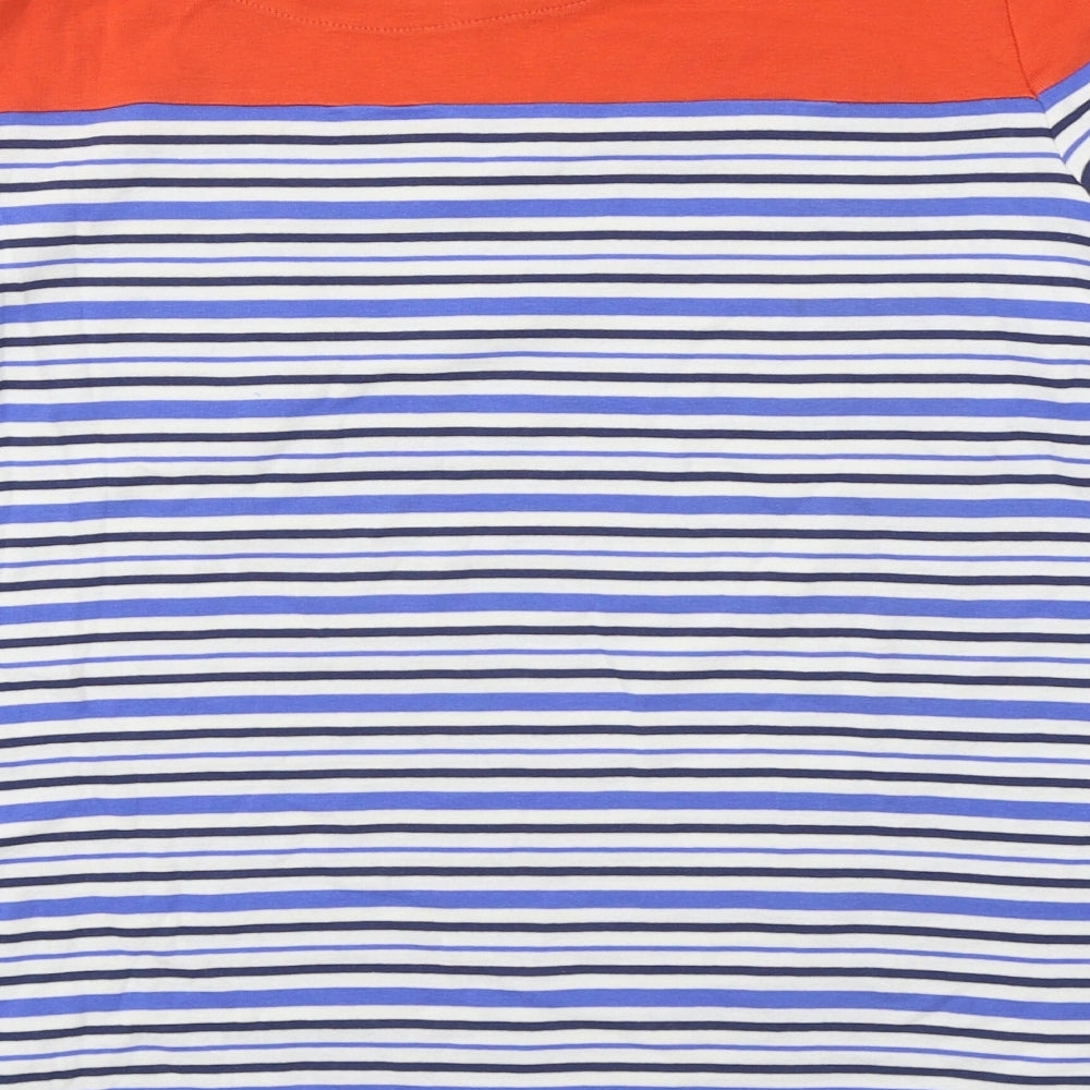 Per Una Womens Multicoloured Striped 100% Cotton Pullover Sweatshirt Size 14  Pullover