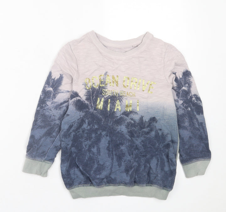 NEXT Girls Multicoloured  Cotton Pullover Sweatshirt Size 7 Years  Pullover