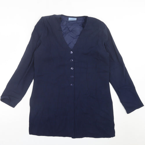 Award Womens Blue   Jacket Blazer Size 12  Button