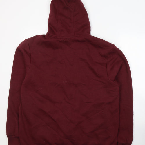 Slazenger Mens Red  Polyester Full Zip Hoodie Size 2XL