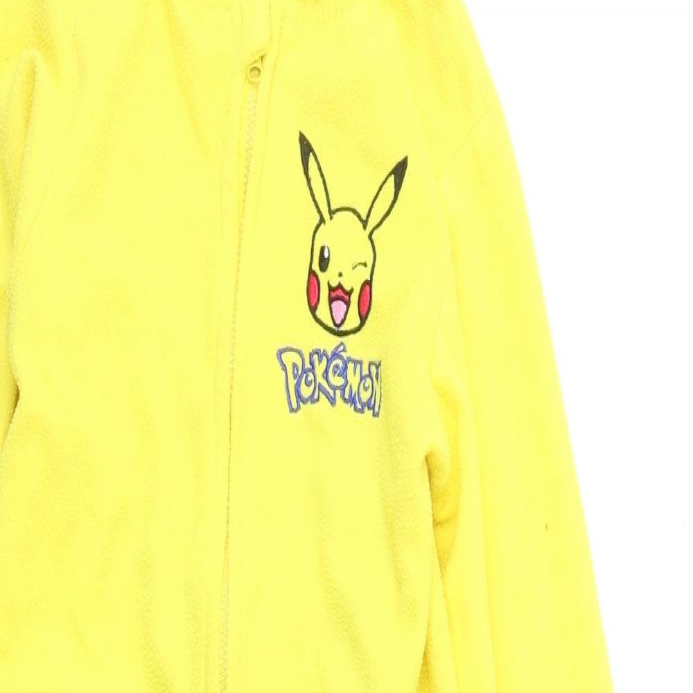 POKEMON Boys White  Polyester  One Piece Size 5-6 Years  Zip - Pikachu