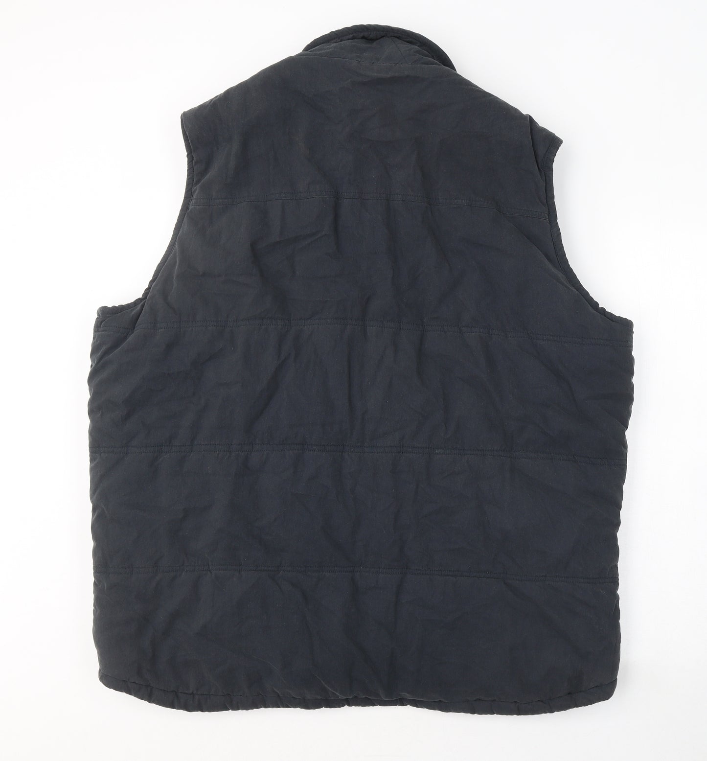 F&F Mens Blue   Gilet Coat Size 2XL  Zip
