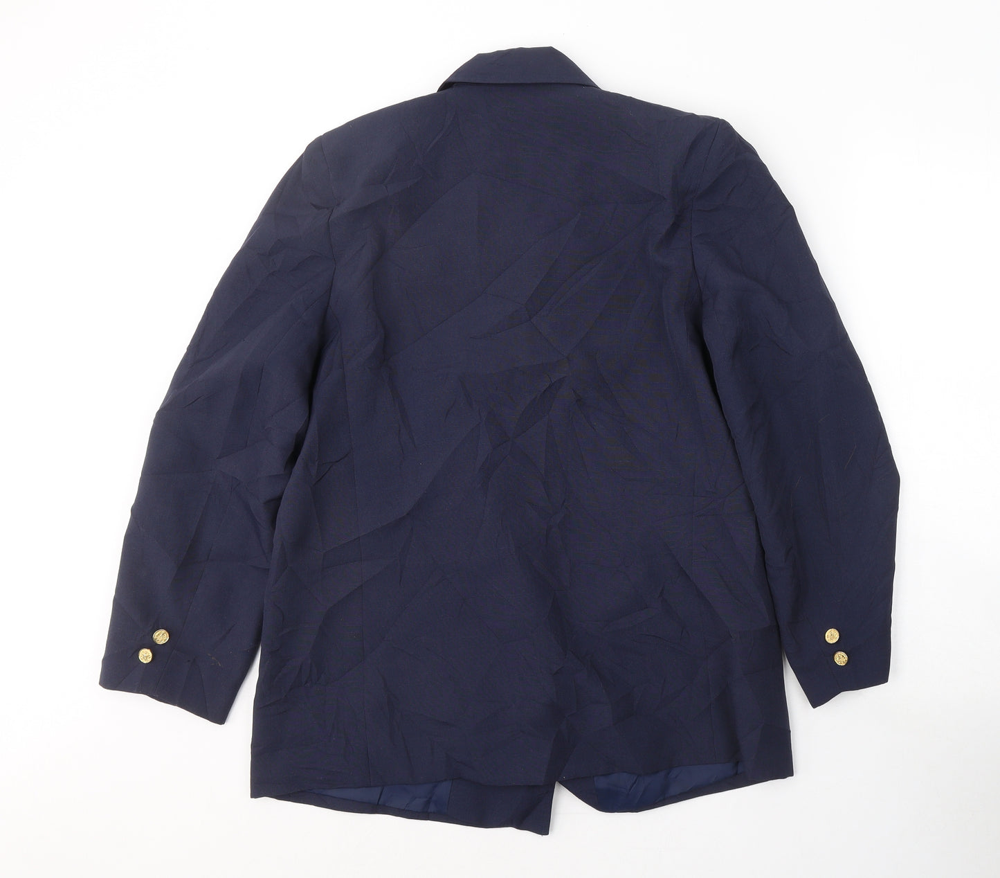 Citilities Womens Blue  Polyester Jacket Suit Jacket Size 14