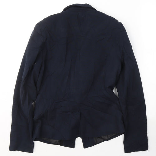 NEXT Womens Blue  Wool Jacket Suit Jacket Size 12