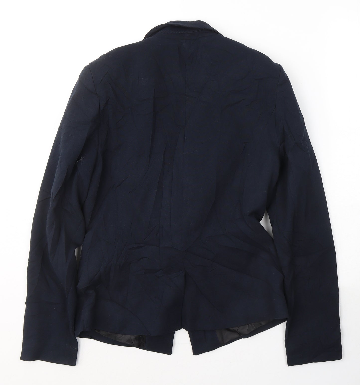 NEXT Womens Blue  Wool Jacket Suit Jacket Size 12