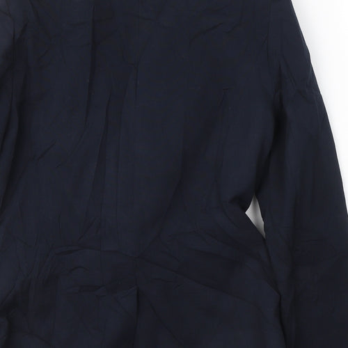 NEXT Womens Blue  Wool Jacket Suit Jacket Size 12
