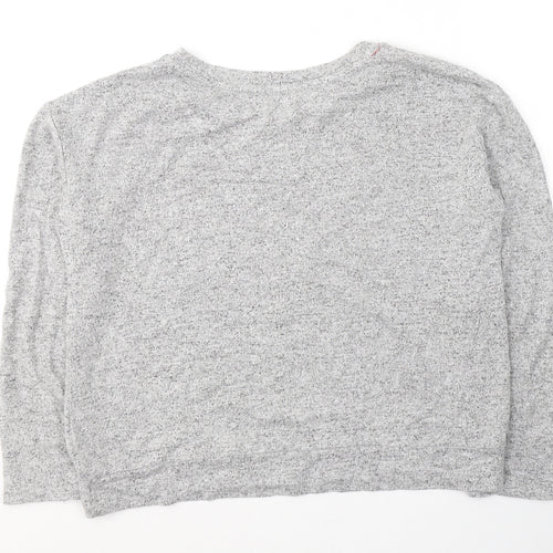 Primark Womens Grey Solid Viscose Top Pyjama Top Size 10   - Central Perk Friends