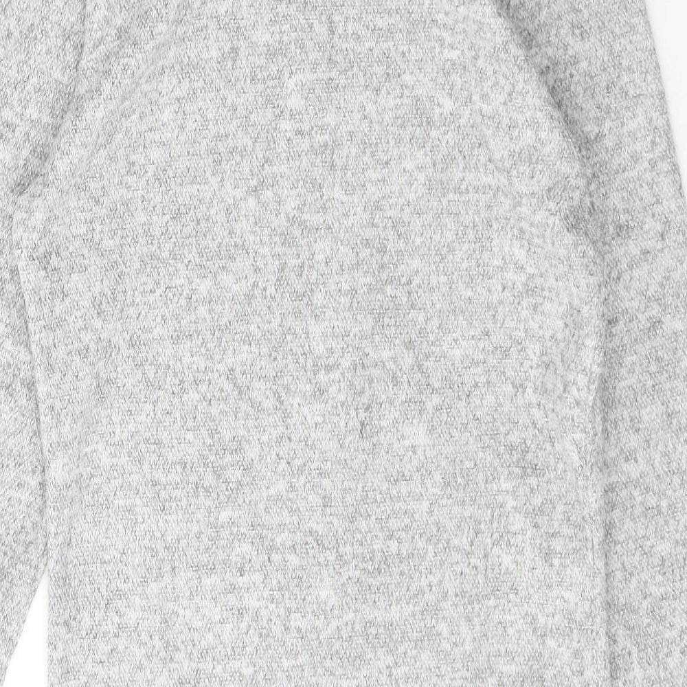 BE JEALOUS Womens Grey  Polyester Jumper Dress  Size S  Round Neck Pullover