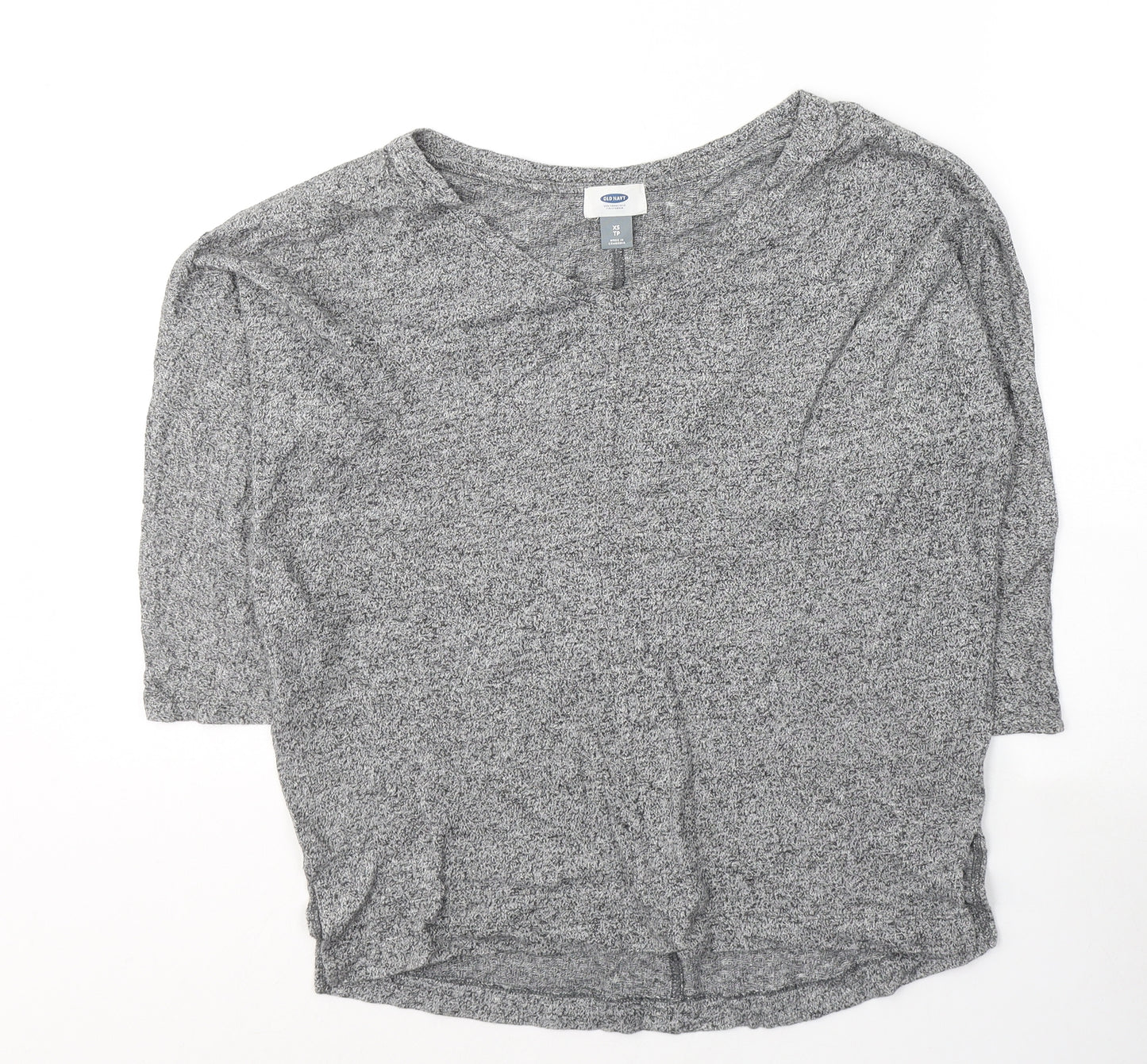 Old Navy Womens Grey  Cotton Jersey T-Shirt Size XS Round Neck