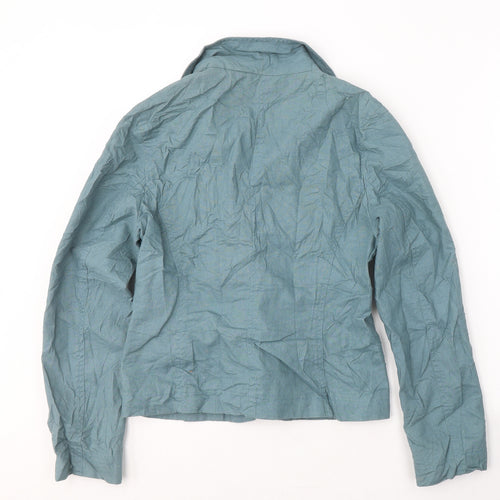 R Womens Blue   Jacket Blazer Size 12  Button