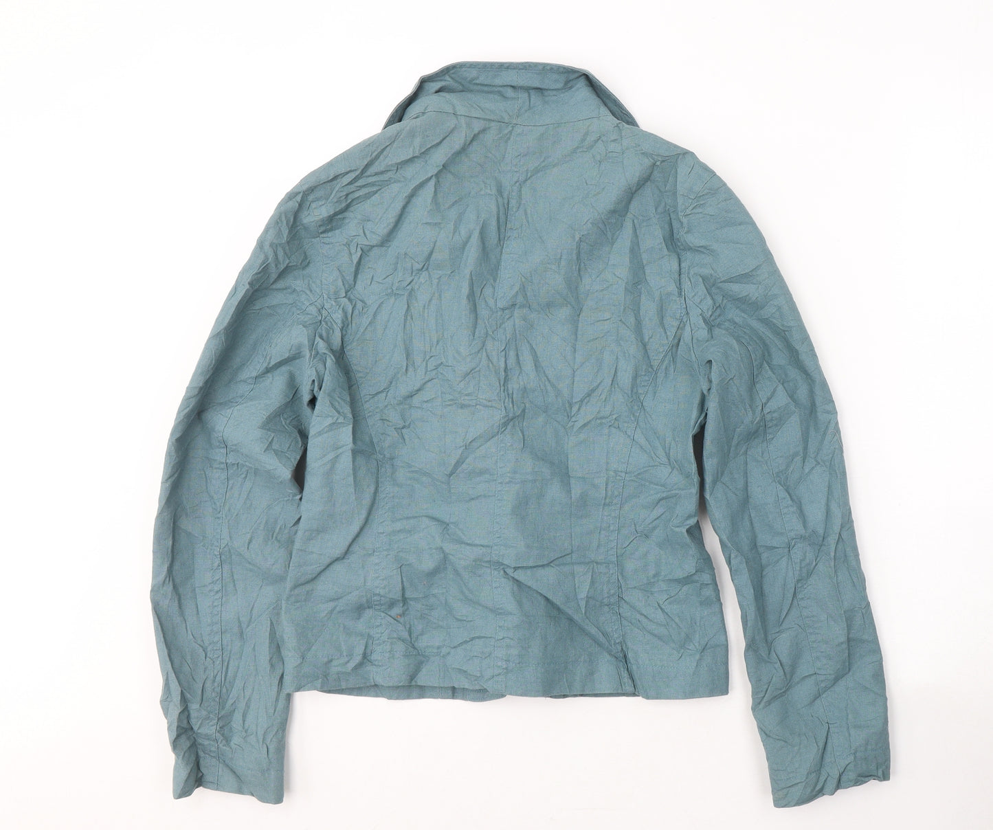 R Womens Blue   Jacket Blazer Size 12  Button