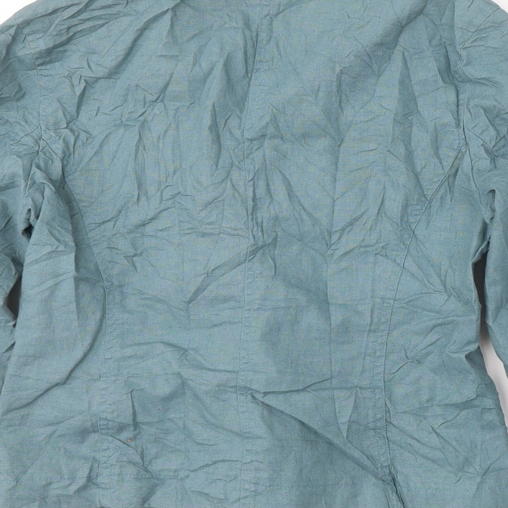 R Womens Blue   Jacket Blazer Size 12  Button
