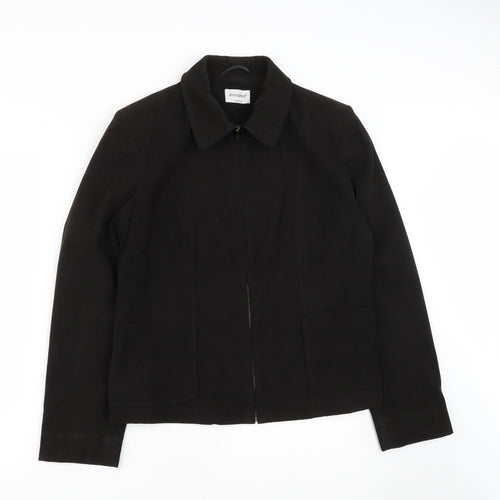 Atmosphere Womens Black   Jacket  Size 14  Zip
