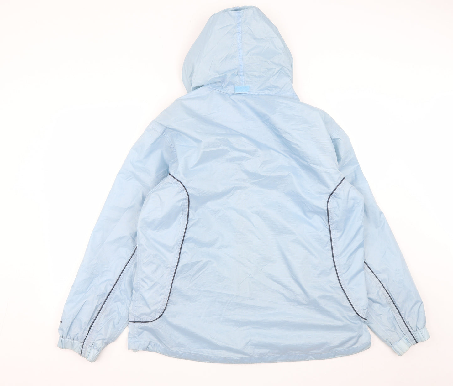 TOG 24 Womens Blue   Rain Coat Coat Size 18  Zip - Size 18-20