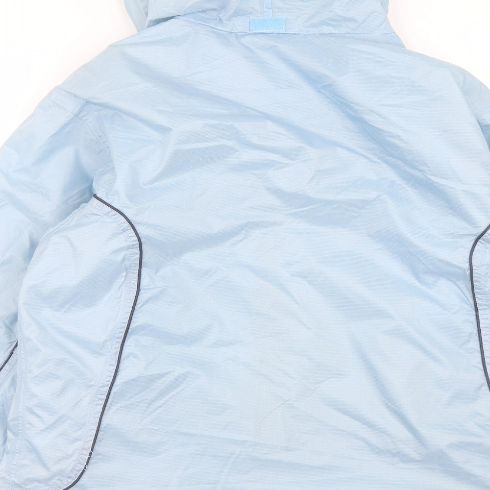 TOG 24 Womens Blue   Rain Coat Coat Size 18  Zip - Size 18-20