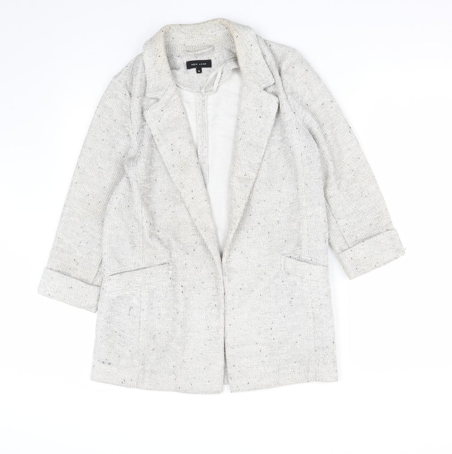 New Look Womens Grey   Jacket  Size 8