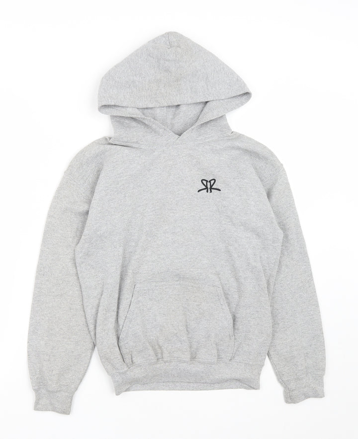 OverRide Boys Grey  Cotton Pullover Hoodie Size M   - OverRide SkatePark
