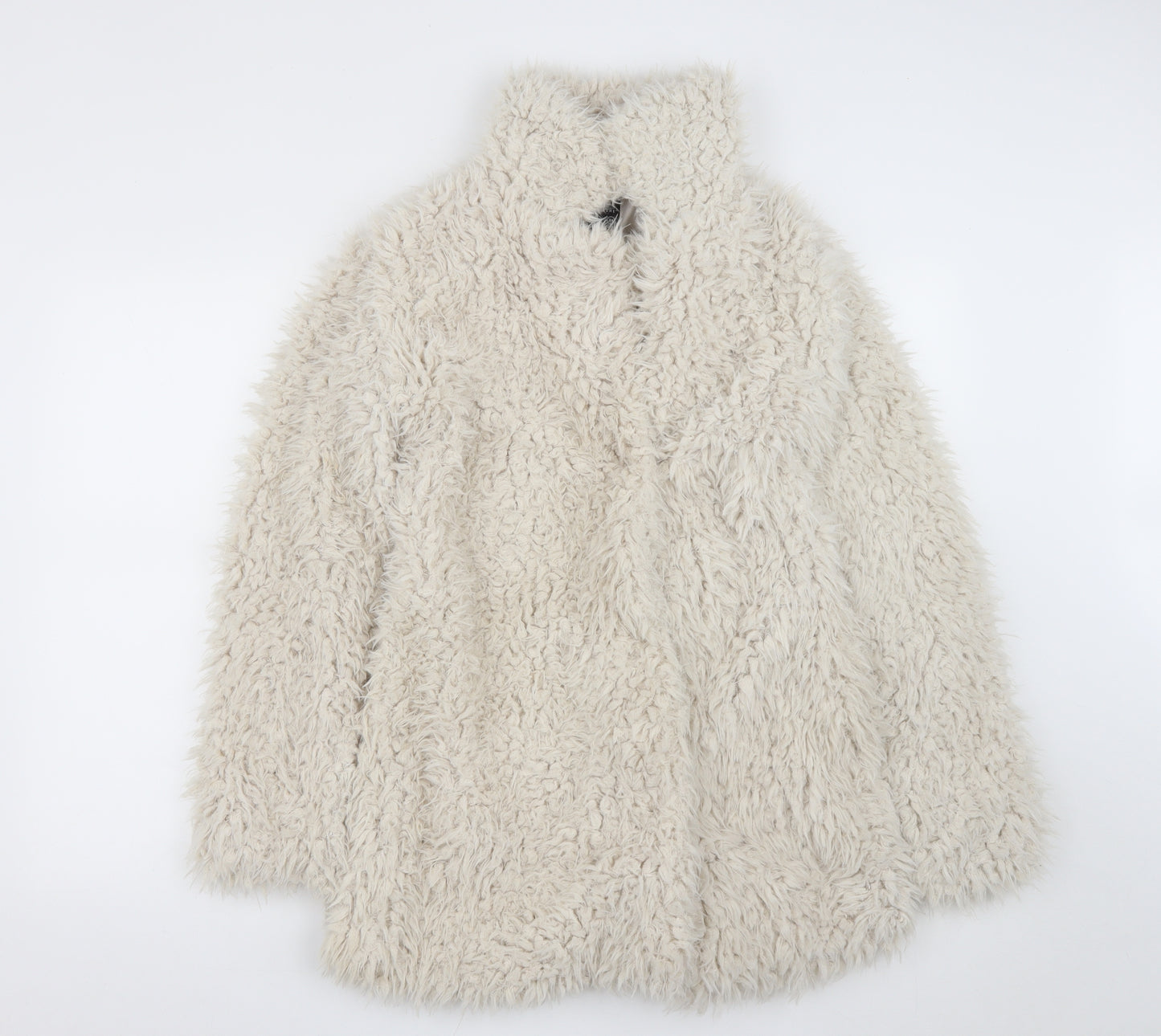 Atmosphere Womens Beige   Jacket  Size 8  Snap