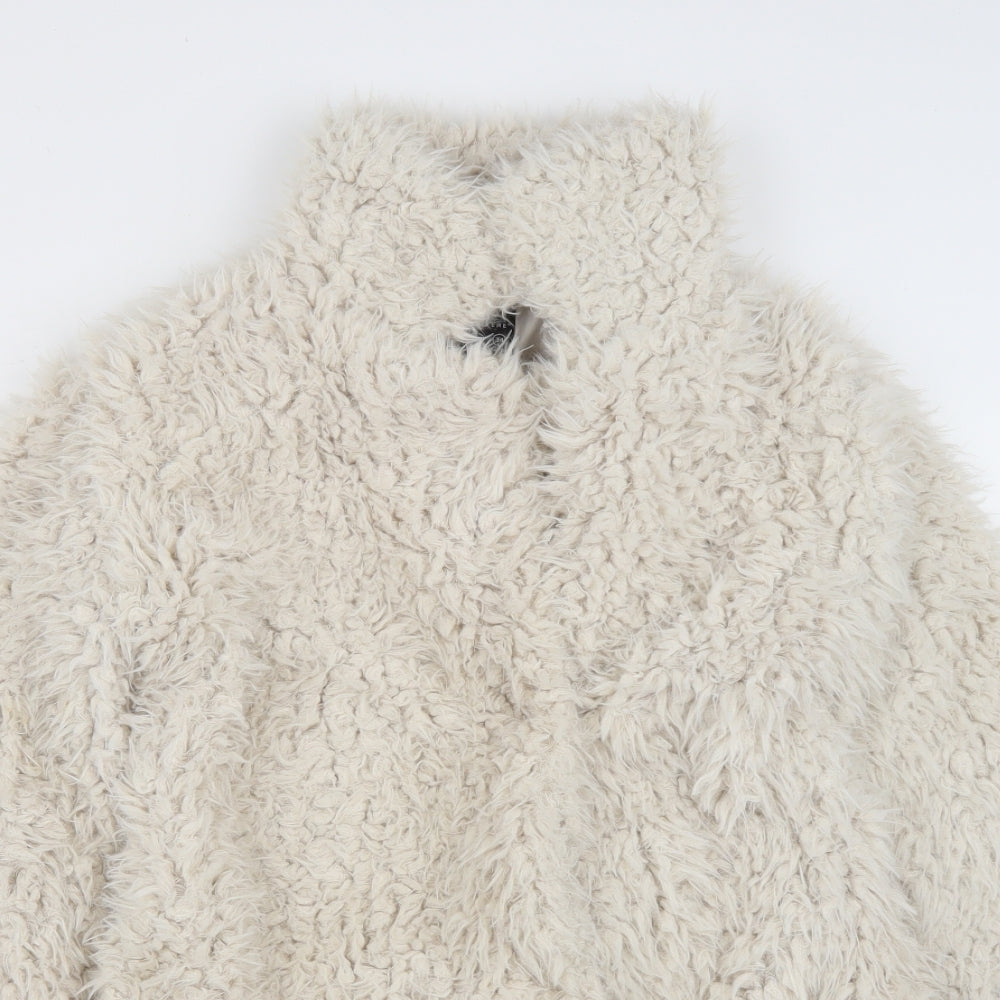 Atmosphere Womens Beige   Jacket  Size 8  Snap