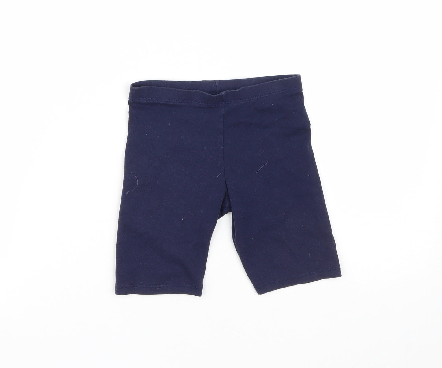 F&F Girls Blue  Cotton Compression Shorts Size 5 Years  Regular