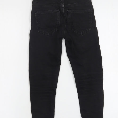 NEXT Boys Black  Cotton Skinny Jeans Size 6 Years  Regular