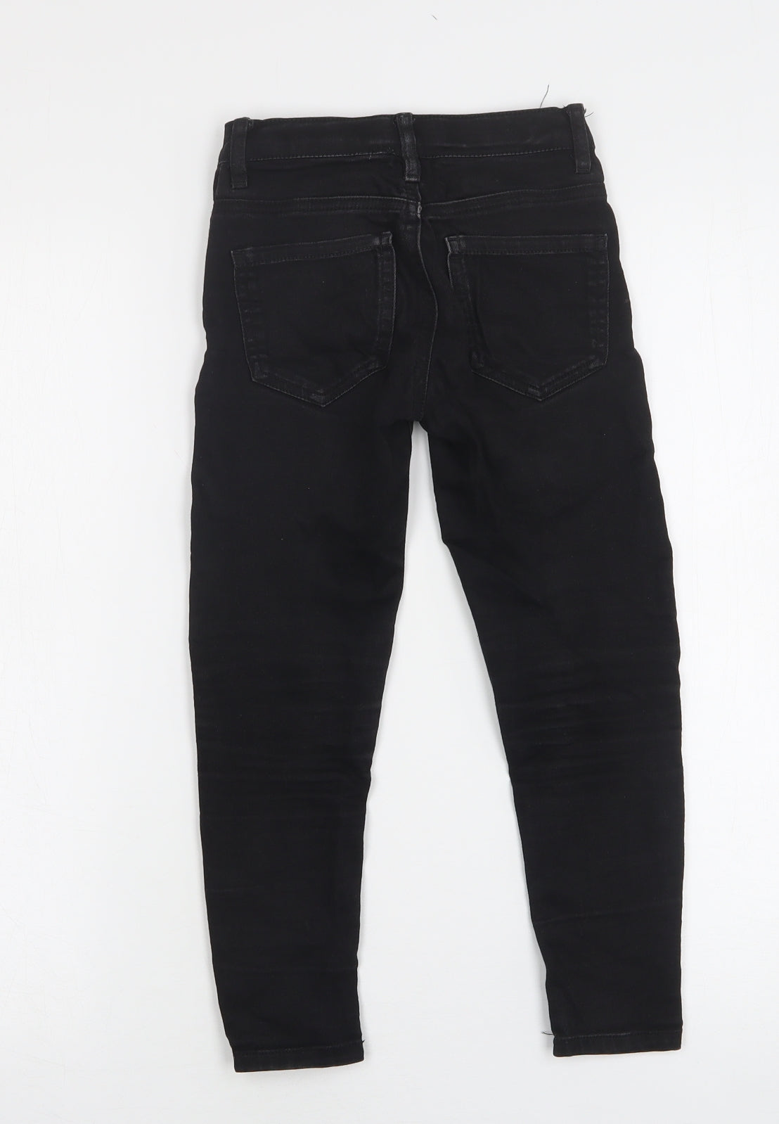 NEXT Boys Black  Cotton Skinny Jeans Size 6 Years  Regular
