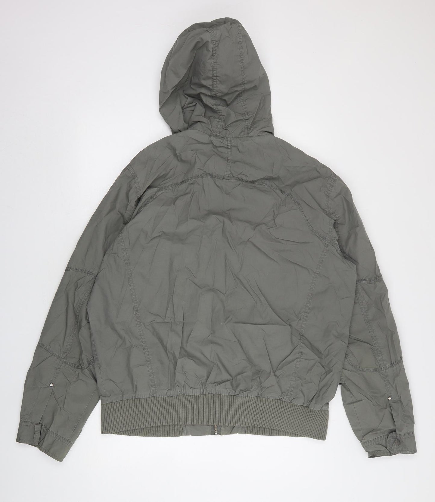 Topman Mens Green   Military Jacket Jacket Size XL