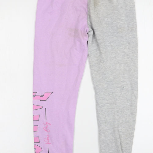 Primark Girls Multicoloured  Cotton Sweatpants Trousers Size 10-11 Years  Regular