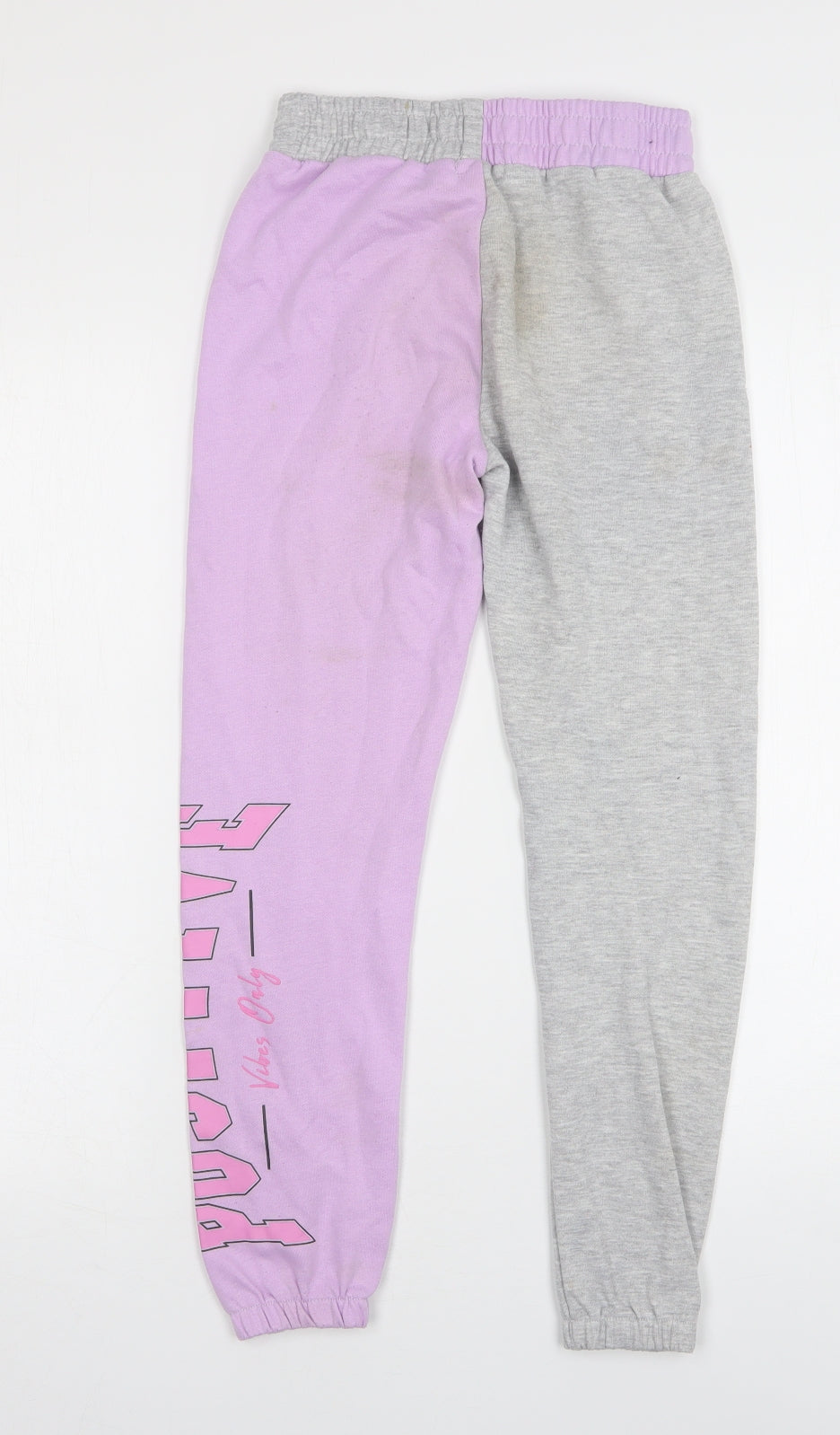 Primark Girls Multicoloured  Cotton Sweatpants Trousers Size 10-11 Years  Regular