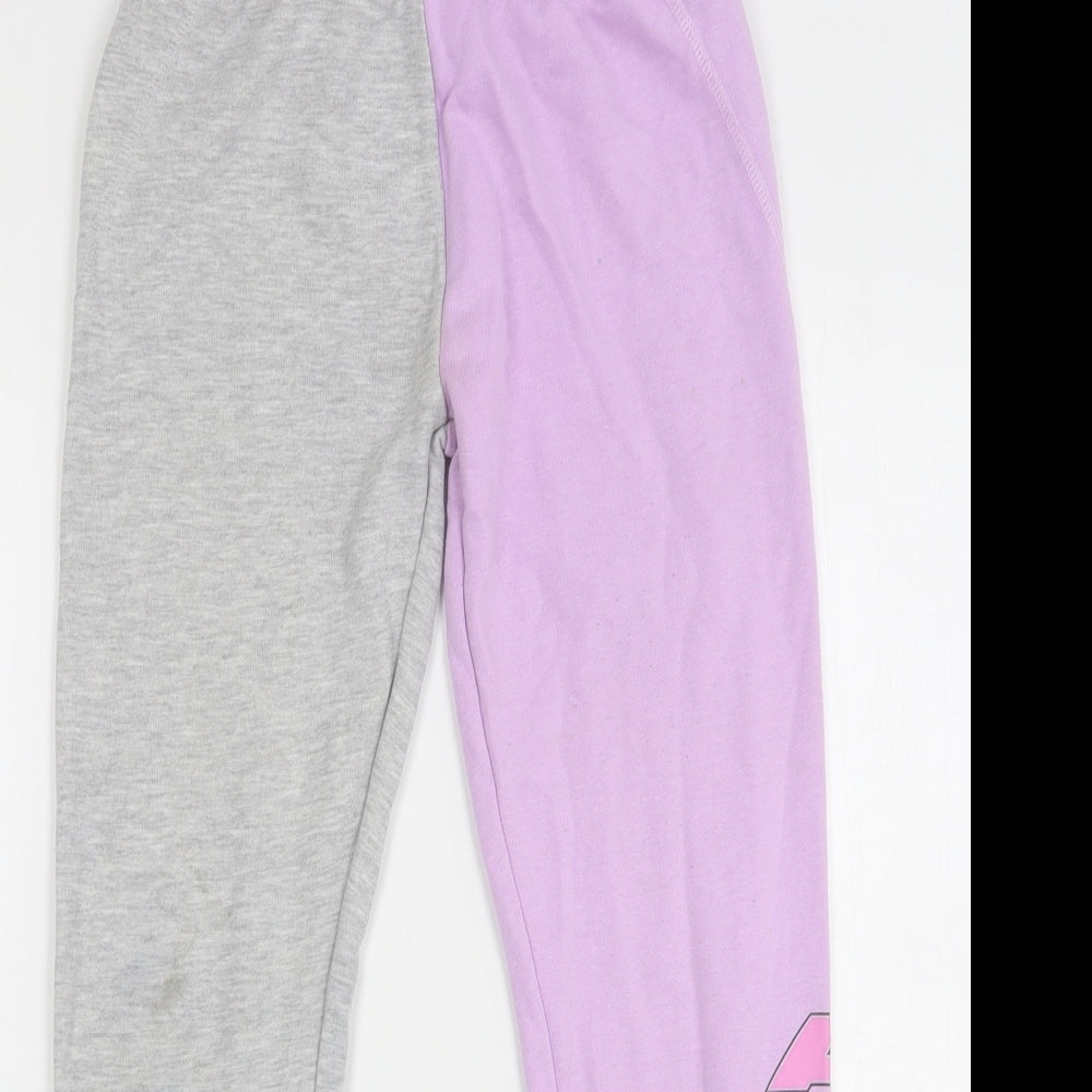 Primark Girls Multicoloured  Cotton Sweatpants Trousers Size 10-11 Years  Regular
