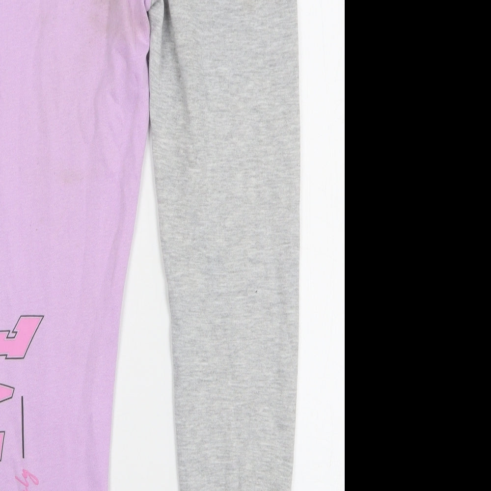 Primark Girls Multicoloured  Cotton Sweatpants Trousers Size 10-11 Years  Regular