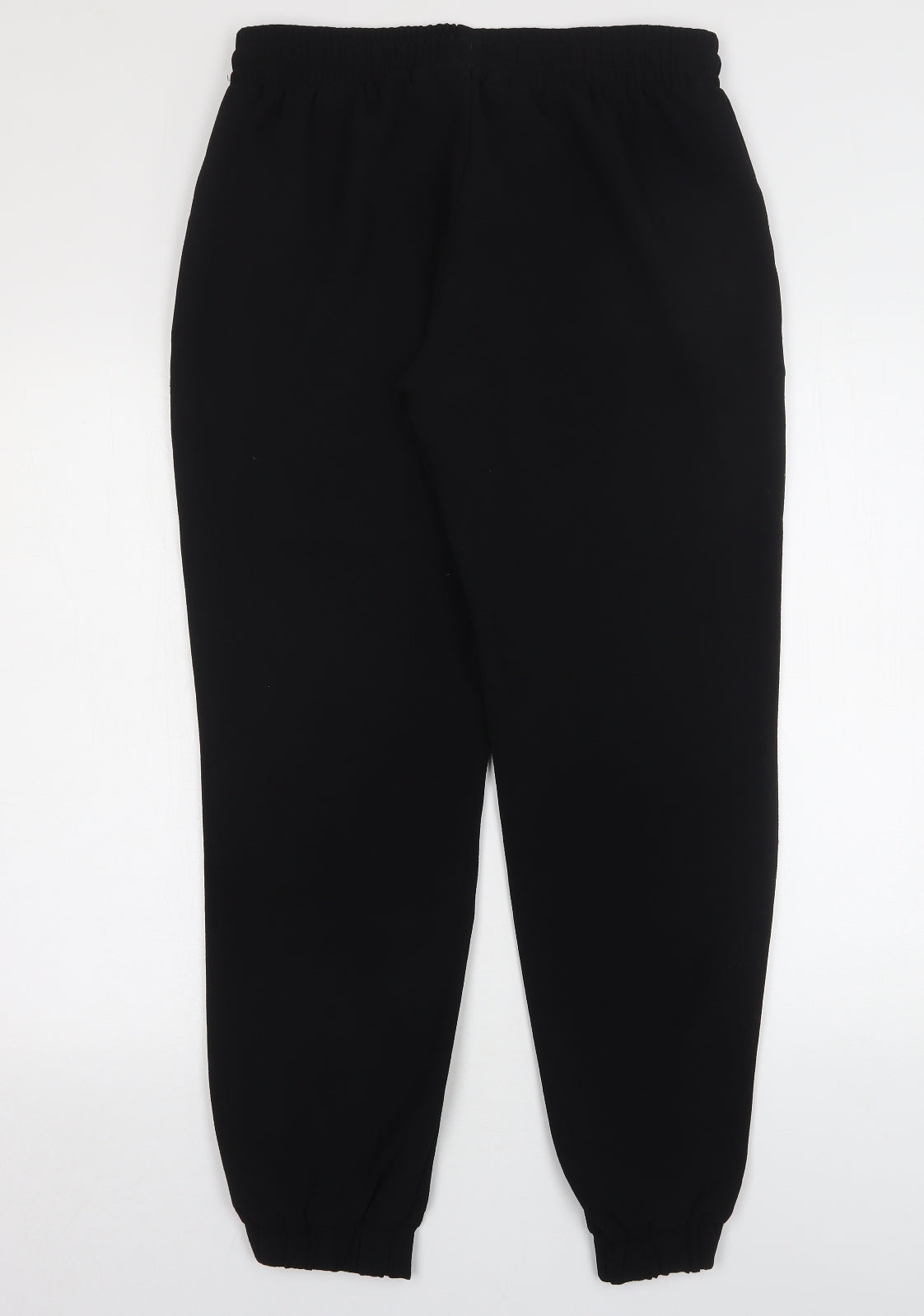 Papaya Womens Black  Polyester Jogger Trousers Size 14 L30 in Regular