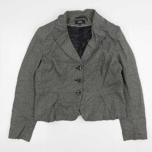 Marks and Spencer Womens Grey  Polyester Jacket Suit Jacket Size 16