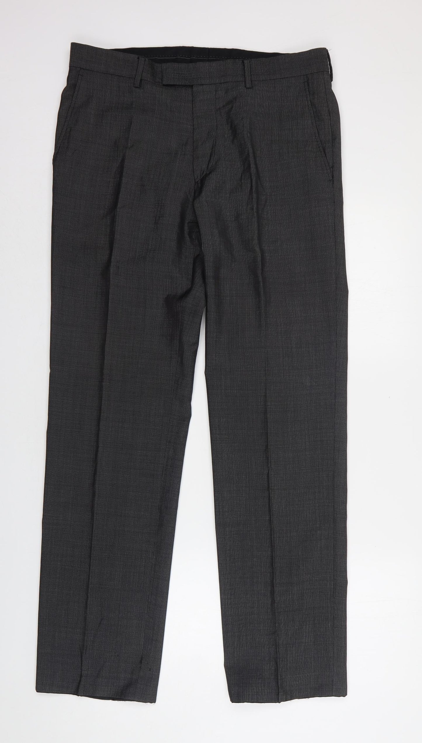 Pierre Cardin  Mens Grey  Wool 2 Piece Suit Size 50