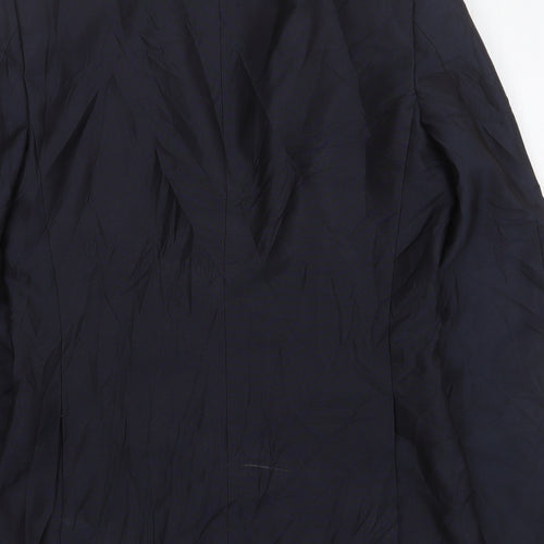 Ventuno 21 Mens Blue  Polyester Jacket Suit Jacket Size 38